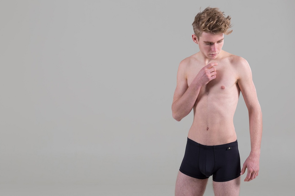 [00245] Paljari Boxershorts per uomini con fibra a onde bio infrarosse; colore: nero 