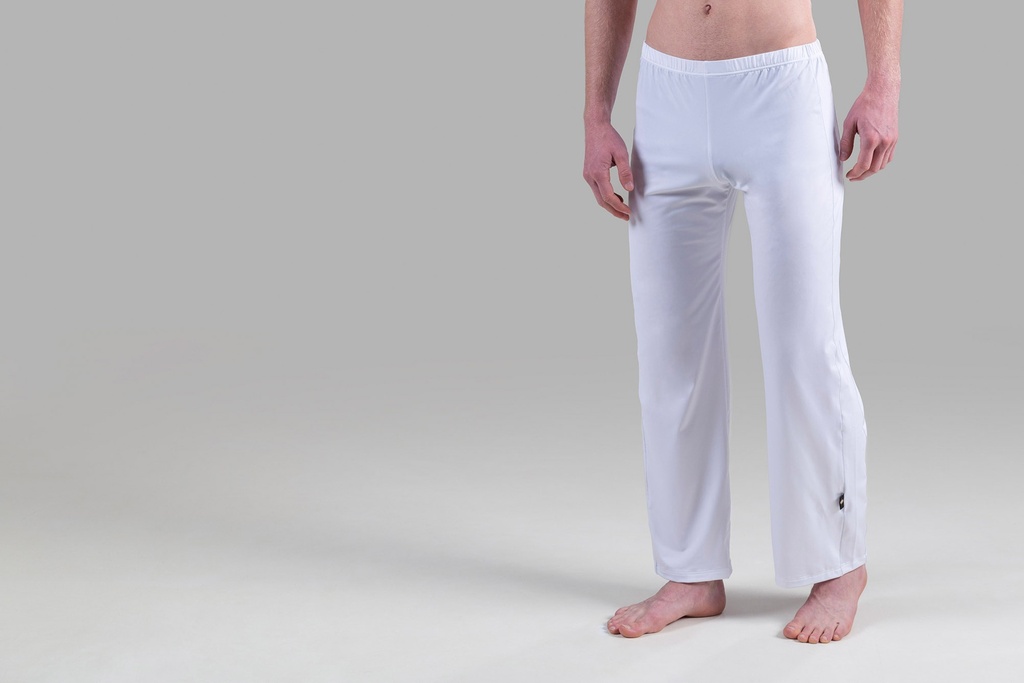 [00265] Relax Paljari in fibra a onde bio-infrarosso - Pantalone Unisex; Colore: bianco