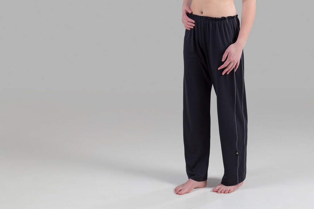 [00268] Relax Paljari in fibra a onde bio-infrarosse- Pantalone Unisex; Colore: nero