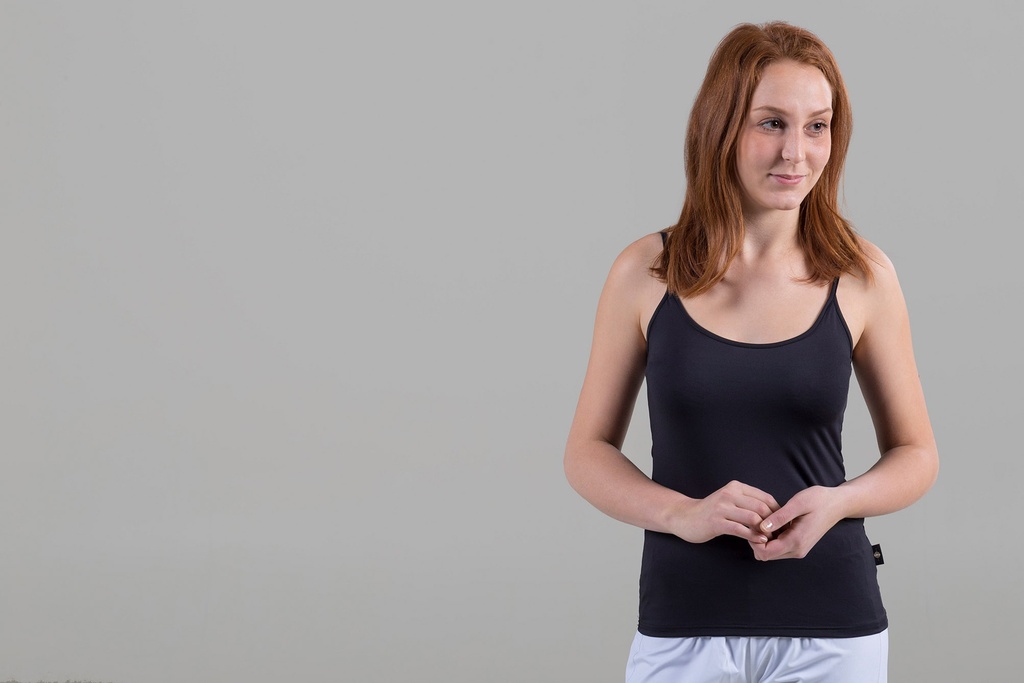 [00449s] Paljari Top con fibra a onde bio infrarosse; colore: nero 