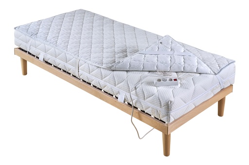 [00197] [00197] Biodynamisches Unterbett mit Bio-Infrarot-Faser by Paljari, minimiert die elektrischen Wechselfelder und somit den Elektrosmog; 180x200cm