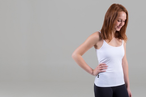 [00449] Paljari Top con fibra a onde bio infrarosse; colore: bianco