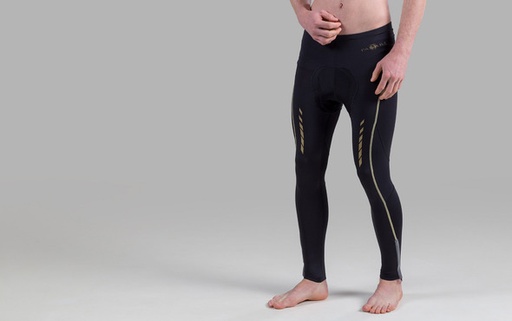 [00655] Paljari De Luxe Radmode Unisex - Radhose mit Einsatz; Farbe: schwarz [00655]